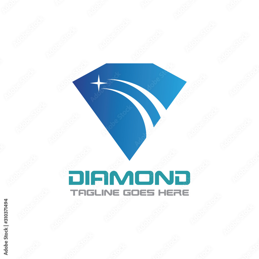 Diamond Logo Template Design, Emblem, Concept Design, Creative icon Diamond Logo Template Design, Emblem, Concept Design, Creative icon