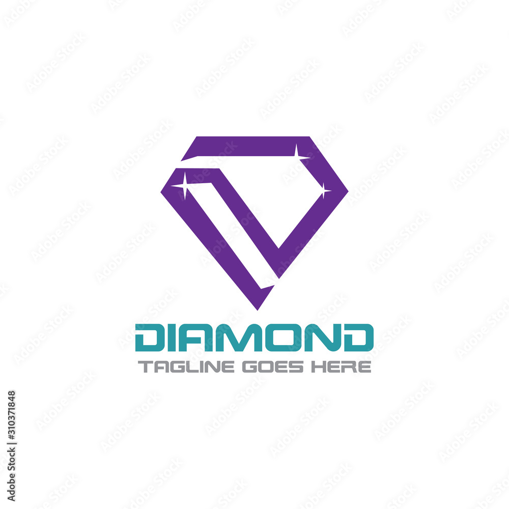 Diamond Logo Template Design, Emblem, Concept Design, Creative icon Diamond Logo Template Design, Emblem, Concept Design, Creative icon