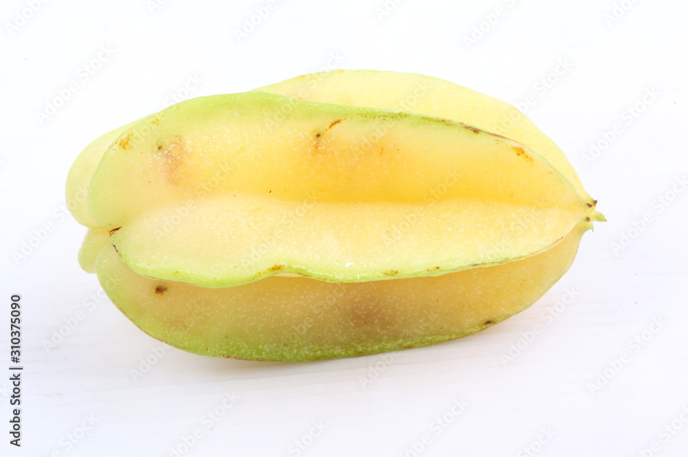 Star apple isolated on white background