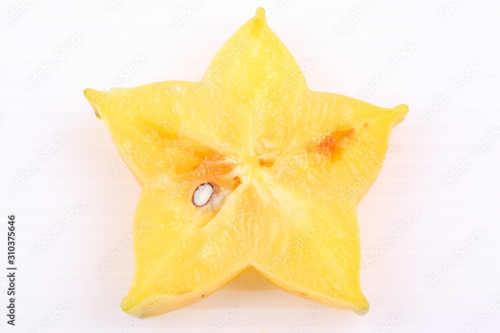 star apple isolated on white background star apple isolated on white background