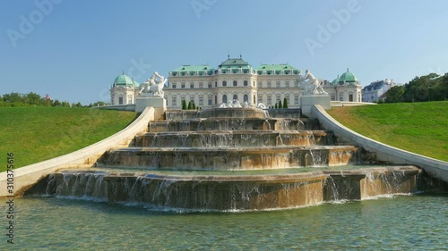belvedere palace, vienna, austria, 4k