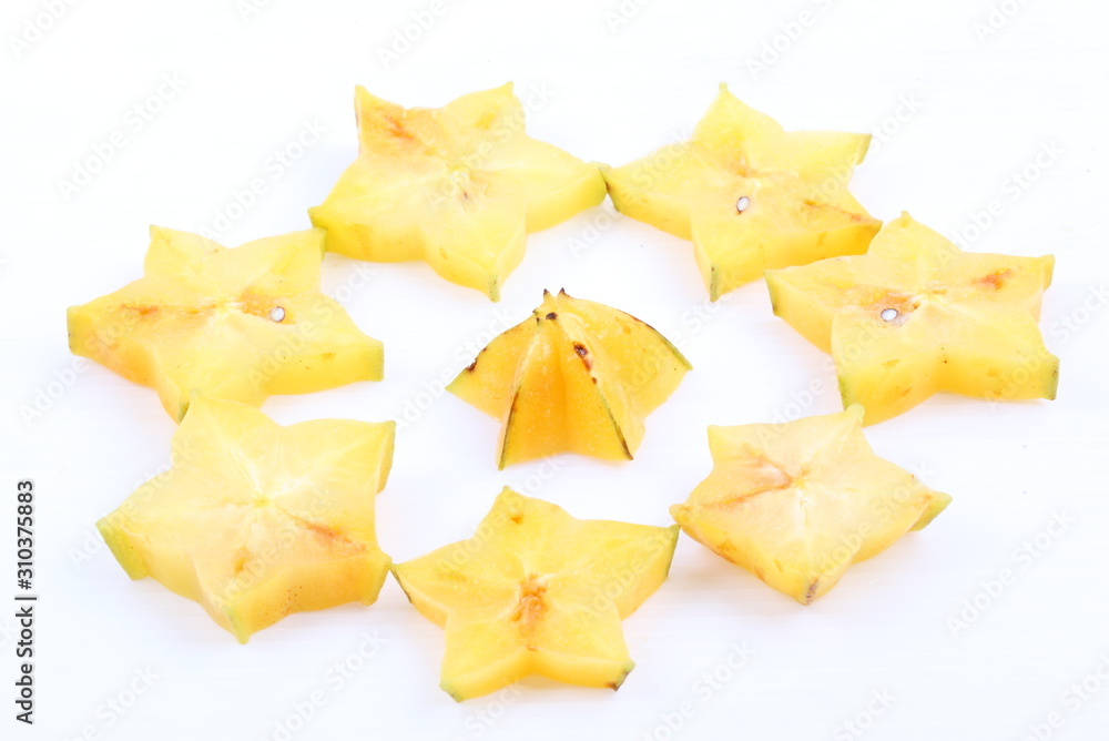 star apple isolated on white background star apple isolated on white background