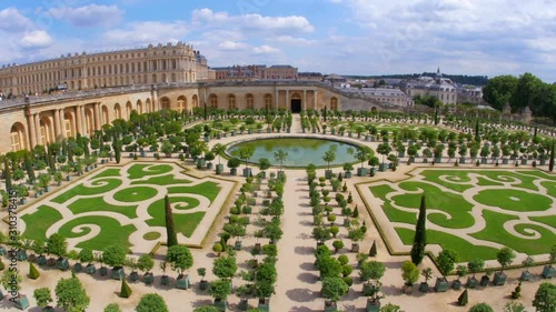 versailles palace, paris, france, 4k