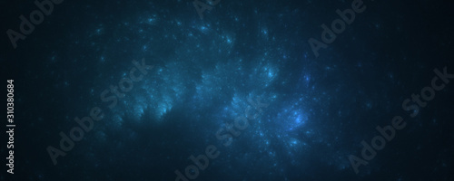 Abstract blue background with stars