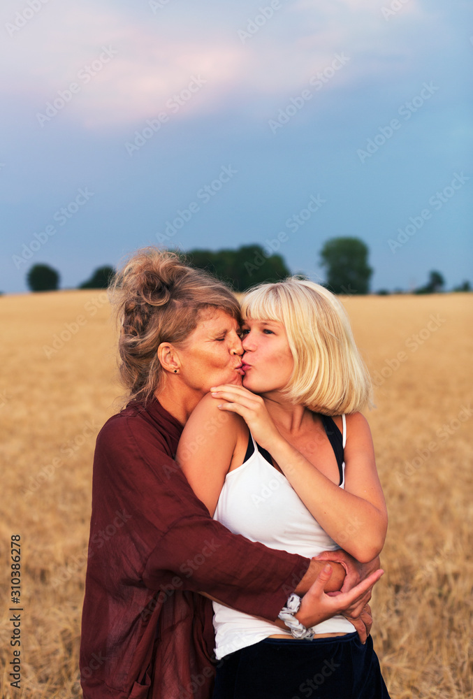 Mother with daughter Mother with daughter
