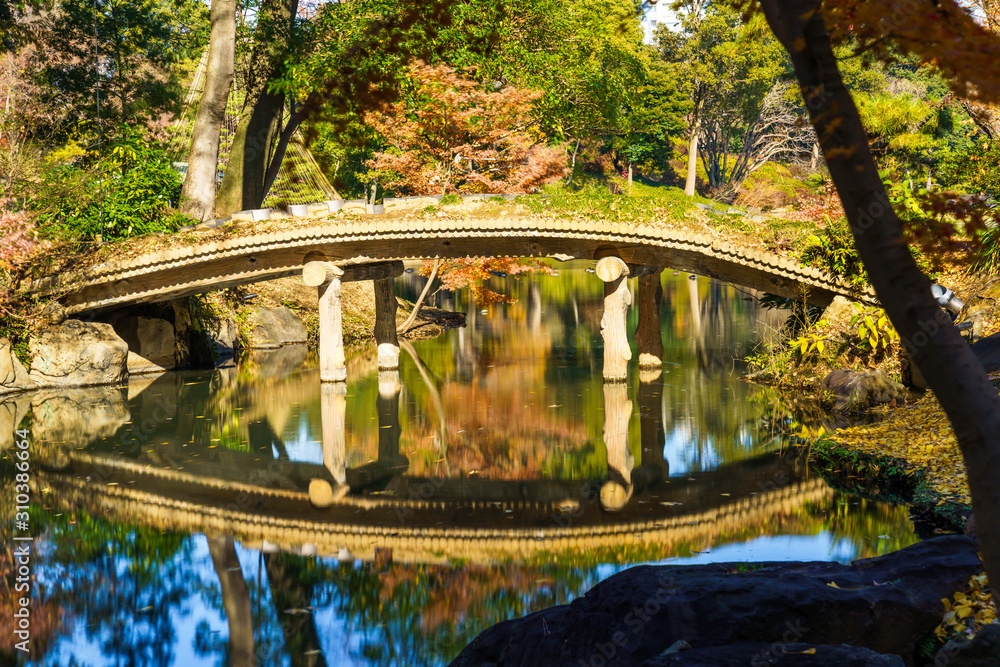 六義園の千鳥橋