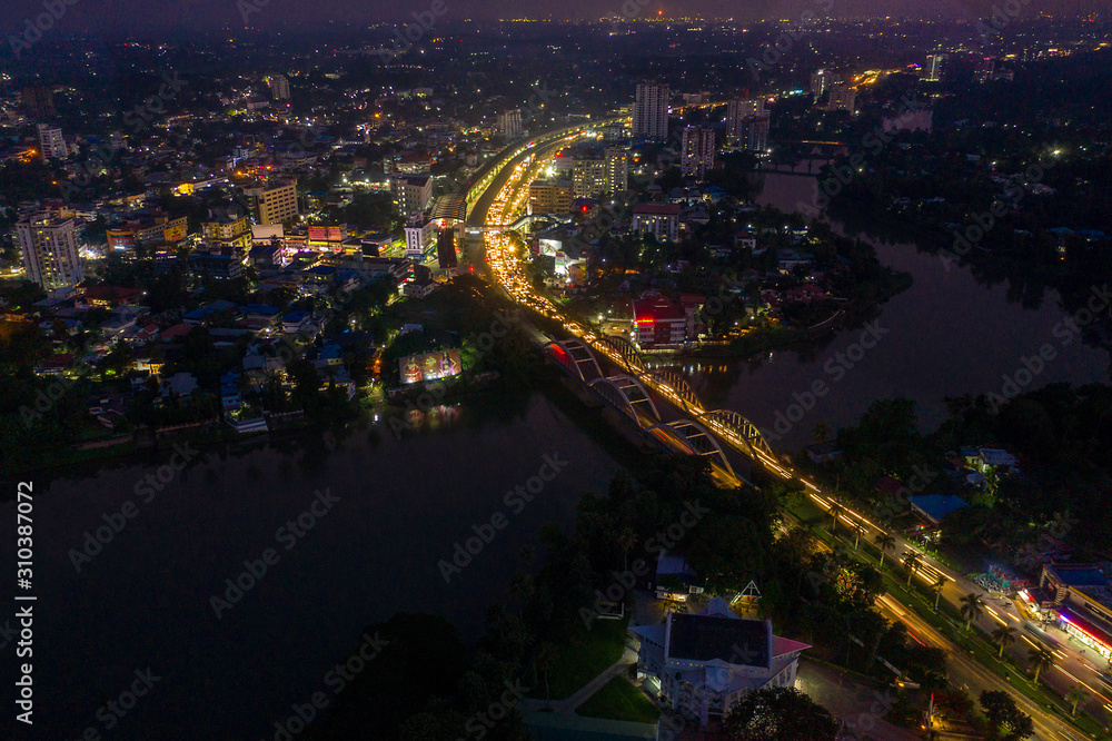 Fototapeta premium Aluva town,Kerala
