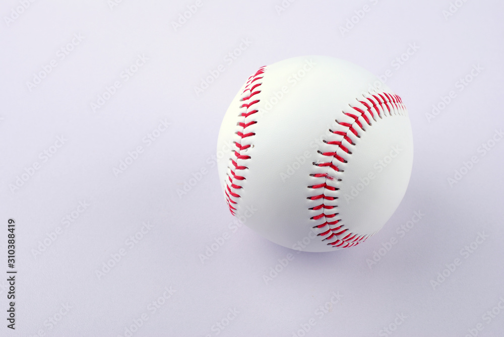 A professional baseball isolated on white A professional baseball isolated on white
