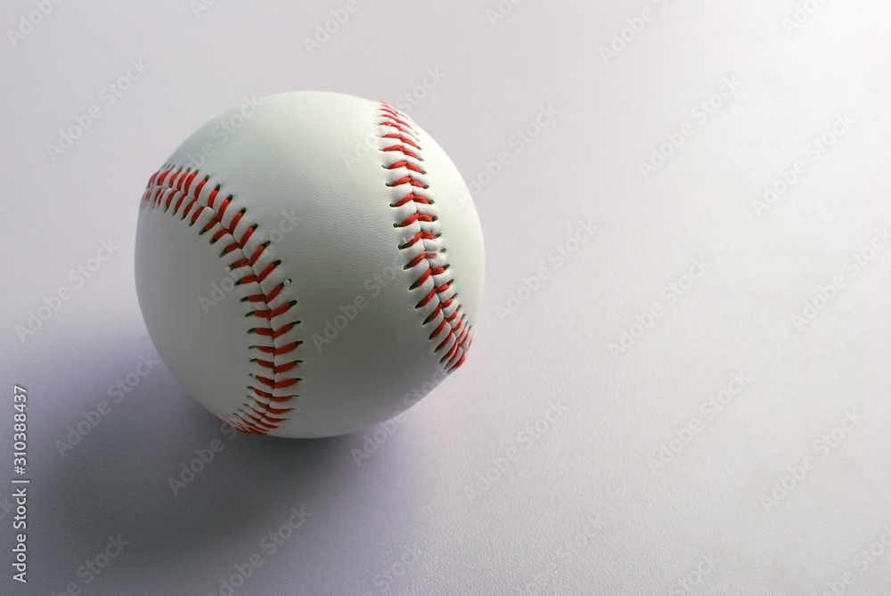 A professional baseball isolated on white A professional baseball isolated on white