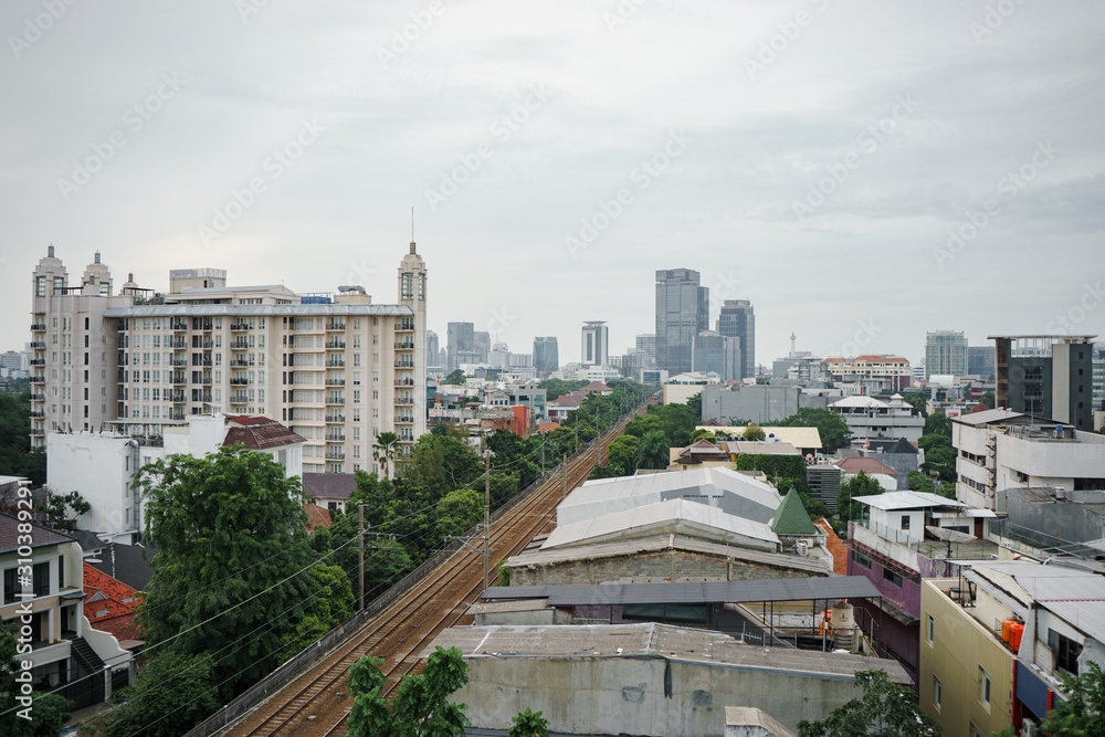 Cityscape view of Jakarta