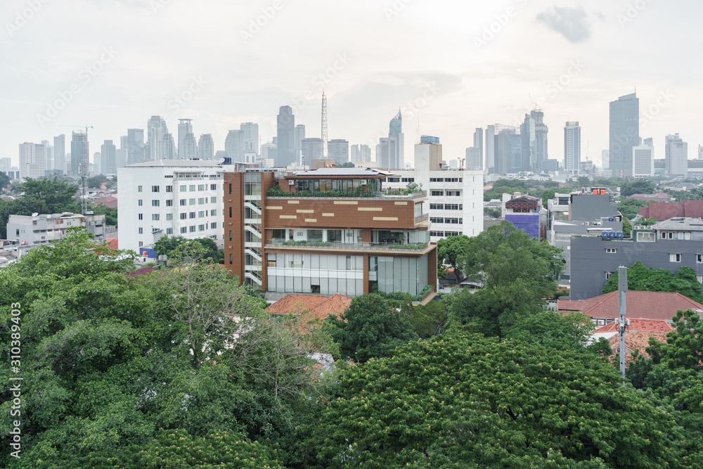 Cityscape view of Jakarta