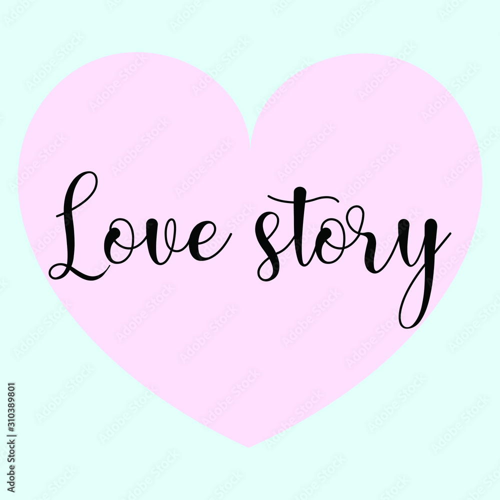  Love story. Ready to post social media quote