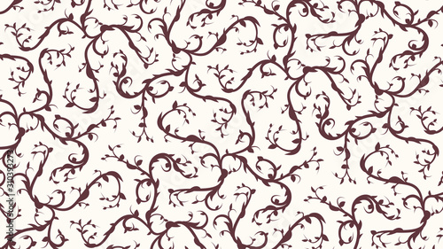 Vector background with floral pattern.