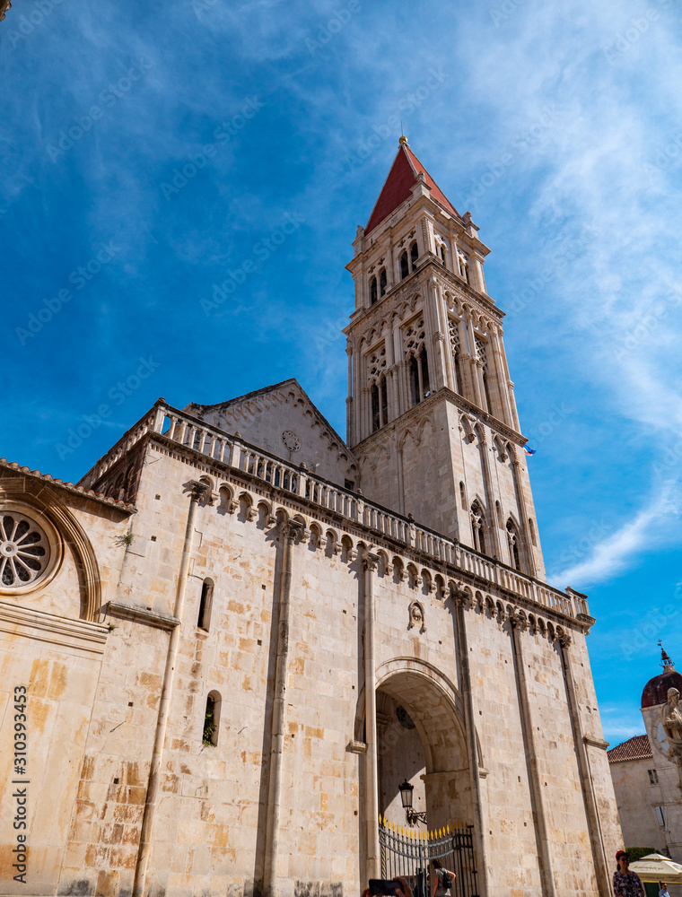 Cathedral of St. Lawrence in Trogir on the Adriatic Coast, Croatia