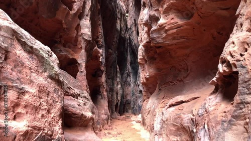 Jenny's Canyon, a slot canyon at Snow Canyon State Park, St. George, Utah photo