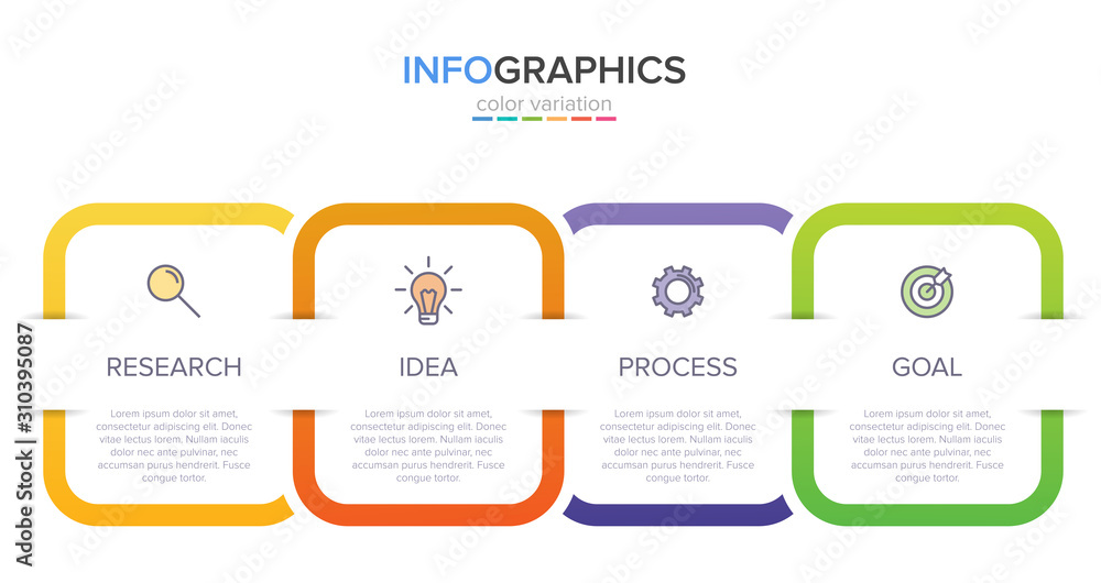 Infographic design with icons and 4 options or steps. Thin line vector. Infographics business concept. Can be used for info graphics, flow charts, presentations, web sites, banners, printed materials. Infographic design with icons and 4 options or steps. Thin line vector. Infographics business concept. Can be used for info graphics, flow charts, presentations, web sites, banners, printed materials.