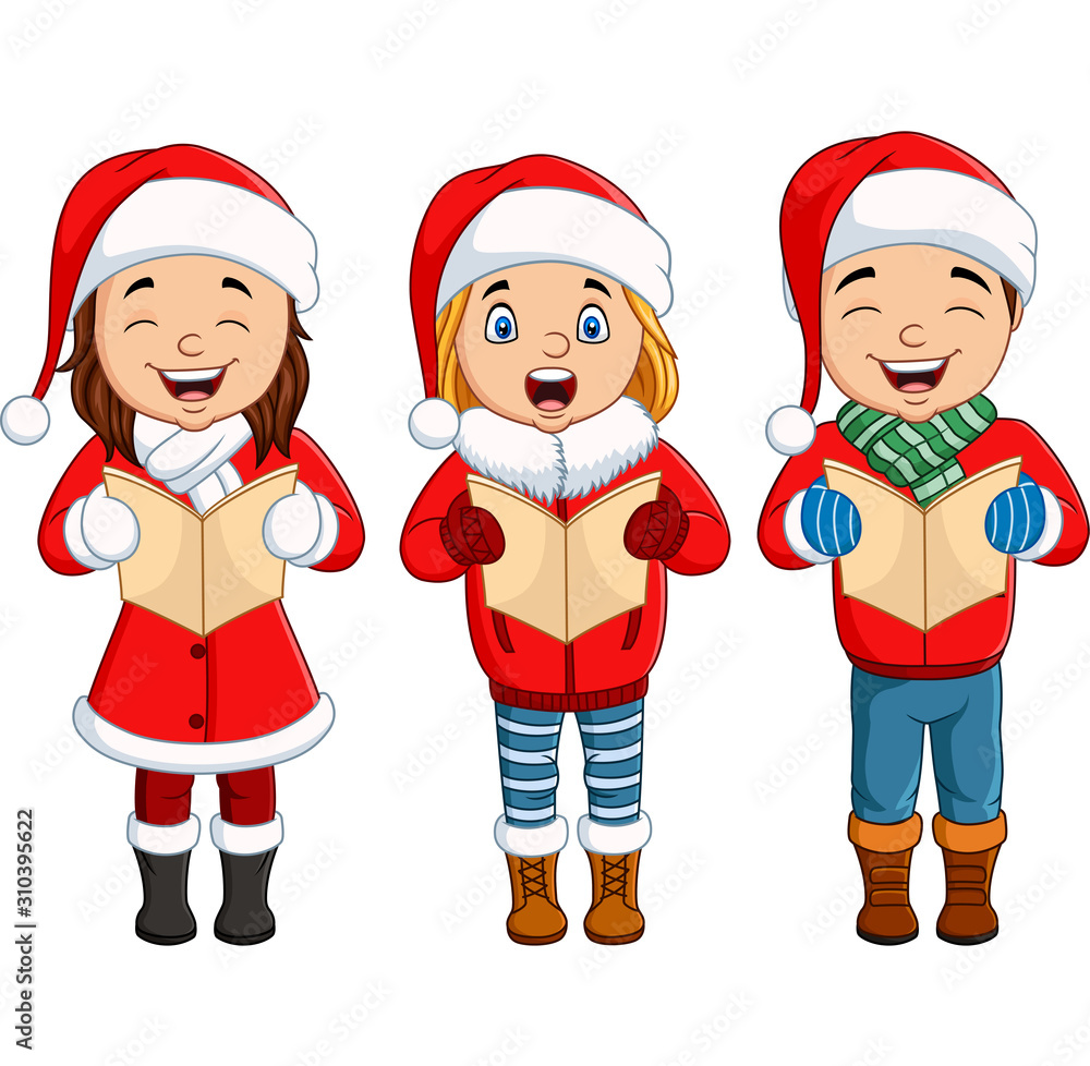 Choir children singing a song Choir children singing a song