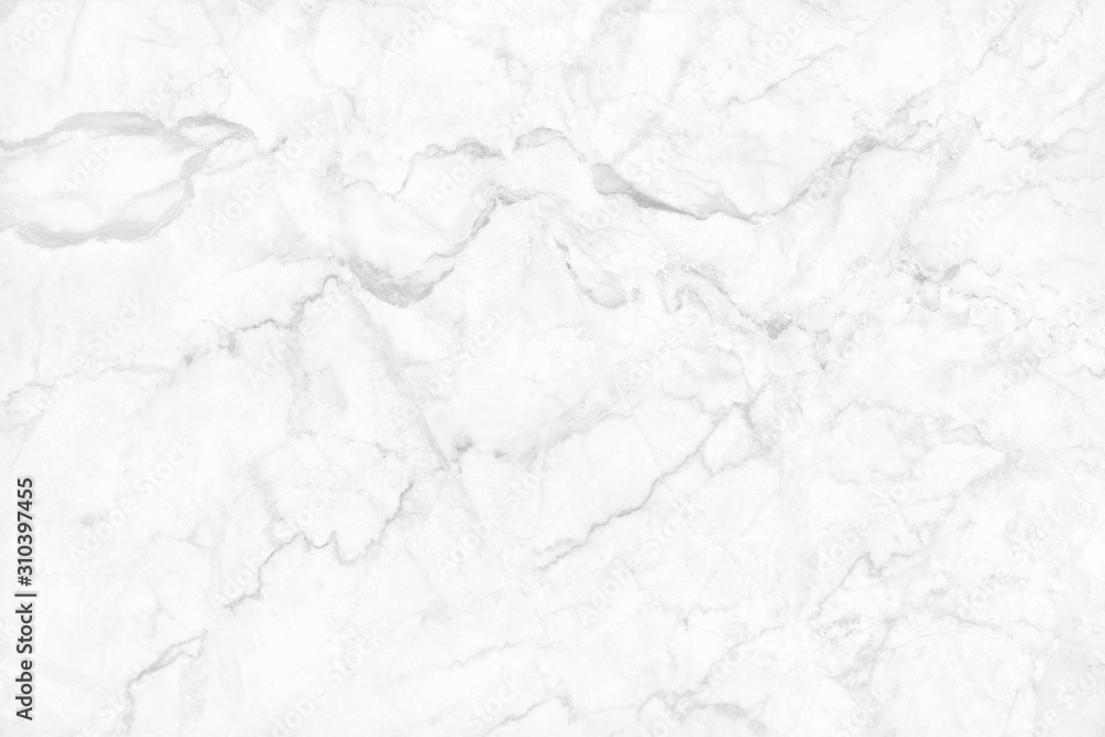 Fototapeta premium white gray marble texture background with high resolution, top view of natural tiles stone floor in seamless glitter pattern and luxurious.