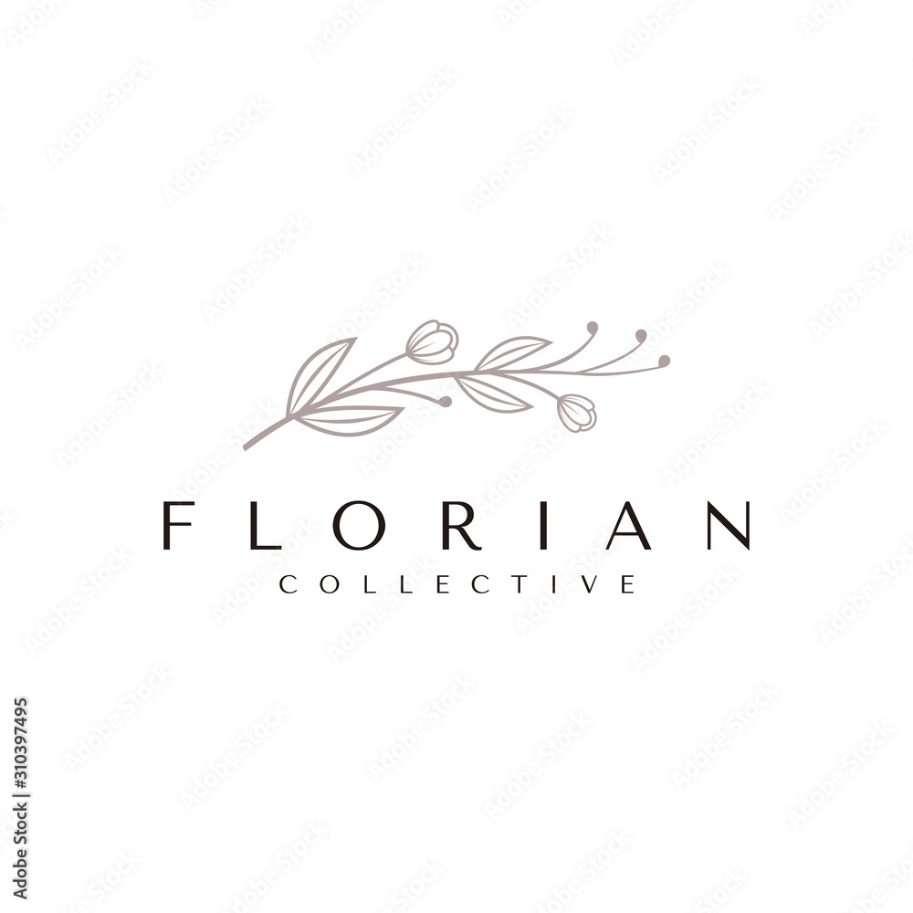 botanical logo design inspiration, vector eps 10 botanical logo design inspiration, vector eps 10