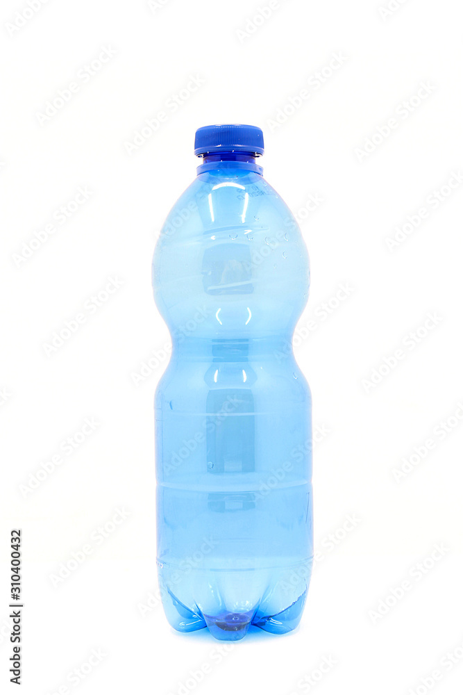 Photo of empty plastic bottles, plastic trash Photo of empty plastic bottles, plastic trash