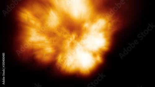 Fotografie, Tablou explosion fire abstract background texture