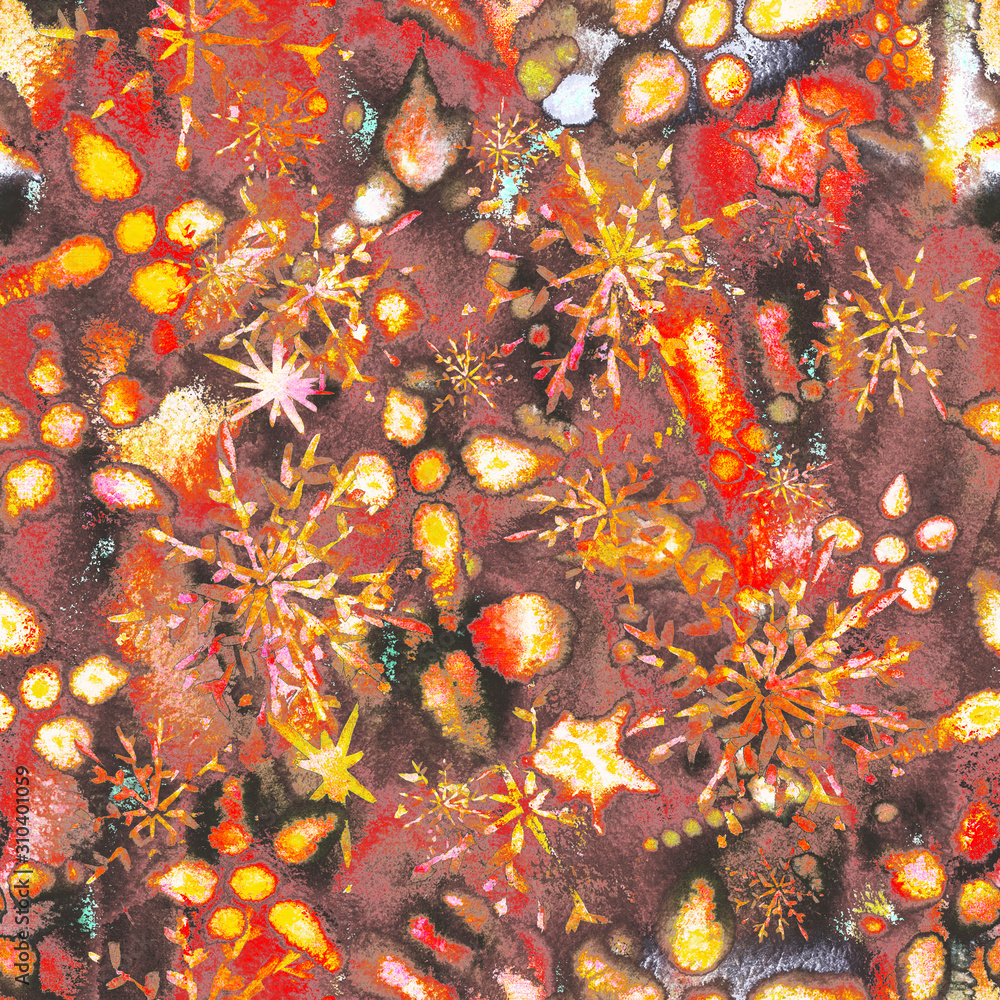 surreal cosmic magic unusual seamless watercolor pattern endless repeat surreal cosmic magic unusual seamless watercolor pattern endless repeat