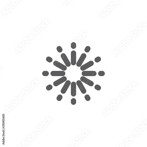 Sunburst or sun burst line ...