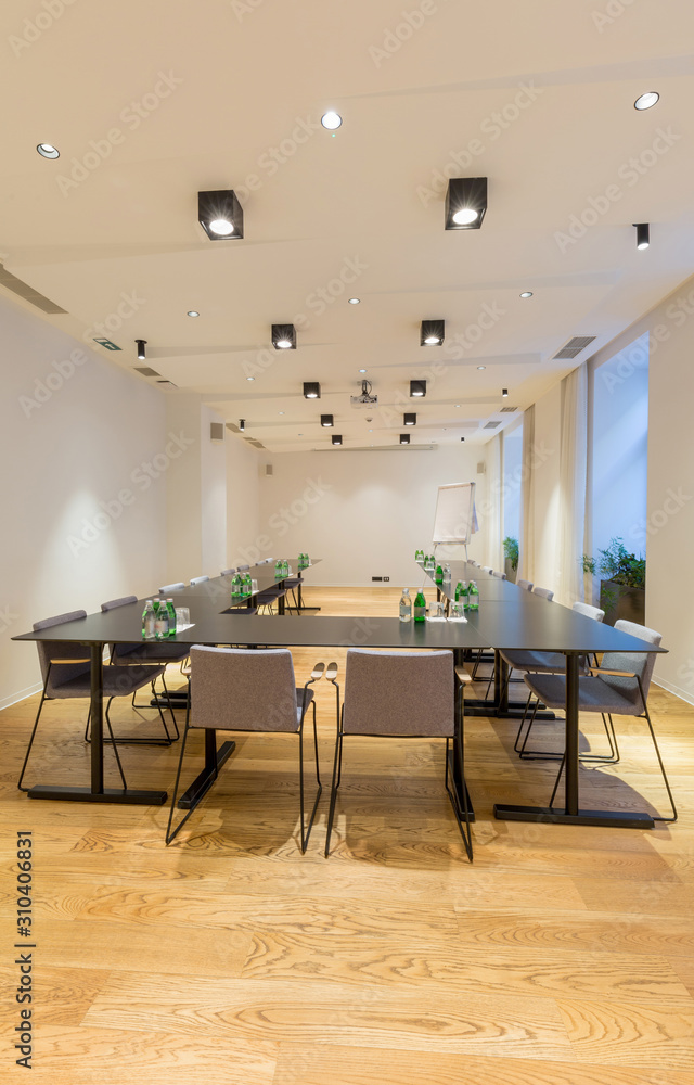 Interior of a conference room in a hotel Interior of a conference room in a hotel