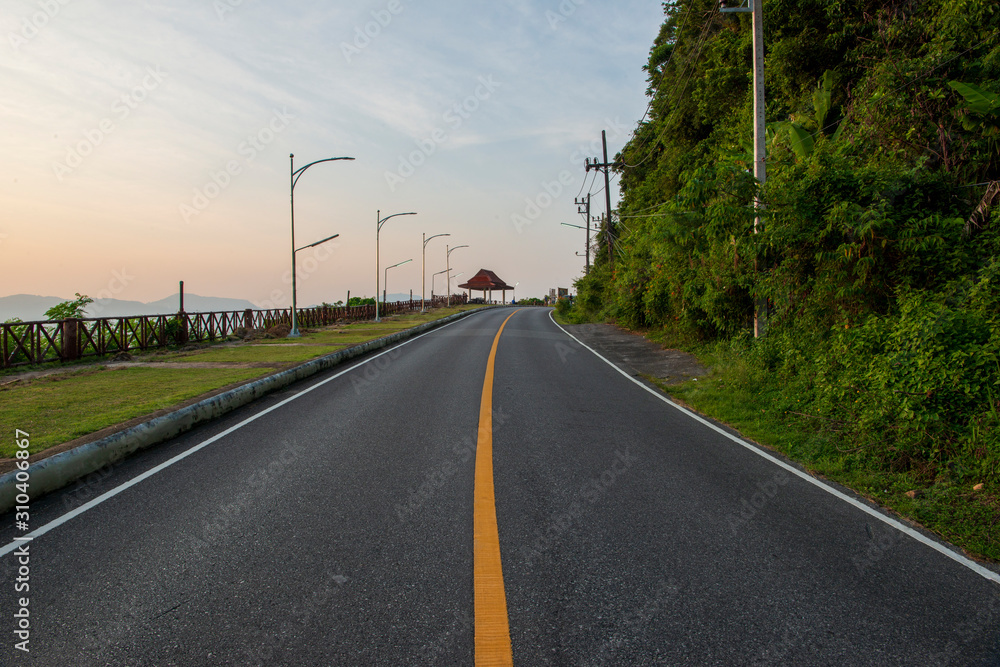 Road to Thailand national park, Phuket. Road to Thailand national park, Phuket.