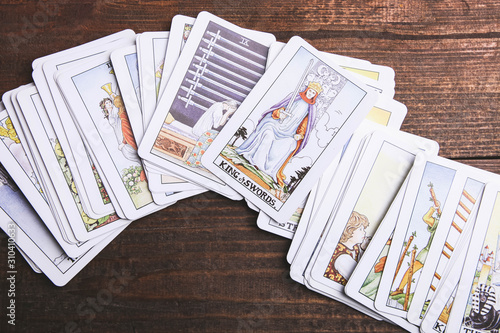 Obraz na płótnie Fortune-telling tarot cards