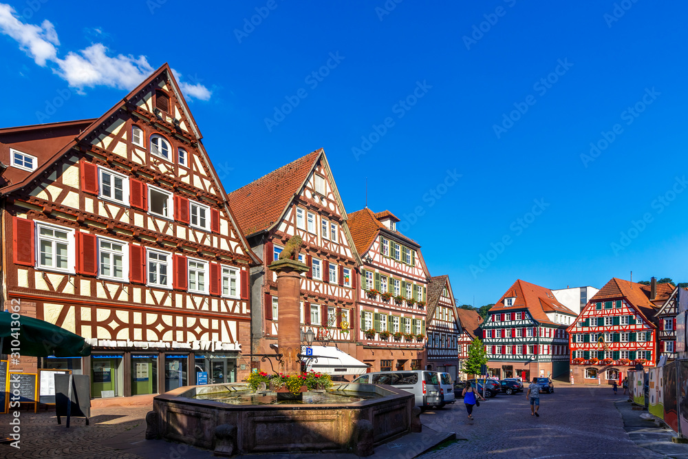 Marktplatz, Calw, Schwarzwald, Deutschland 