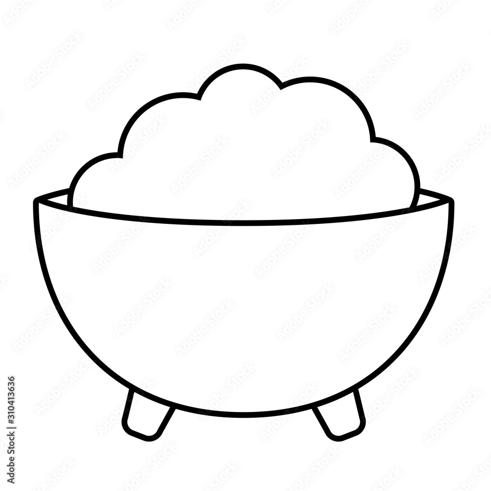 Isolated mexican bowl vector design Isolated mexican bowl vector design