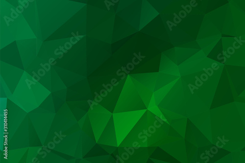 Abstract multicolor emerald green background. Vector polygonal design illustrator