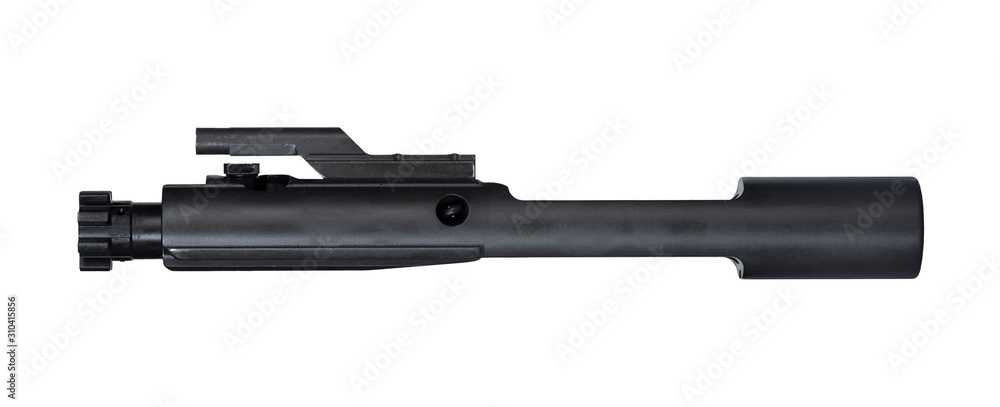 Profile of an AR-15 bolt carrier group Profile of an AR-15 bolt carrier group