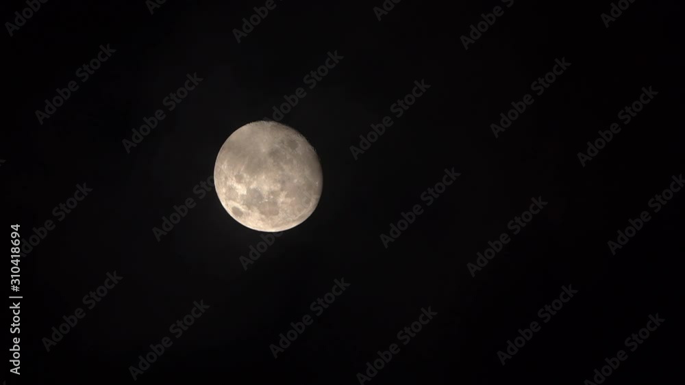 Clouds cover the full moon Clouds cover the full moon