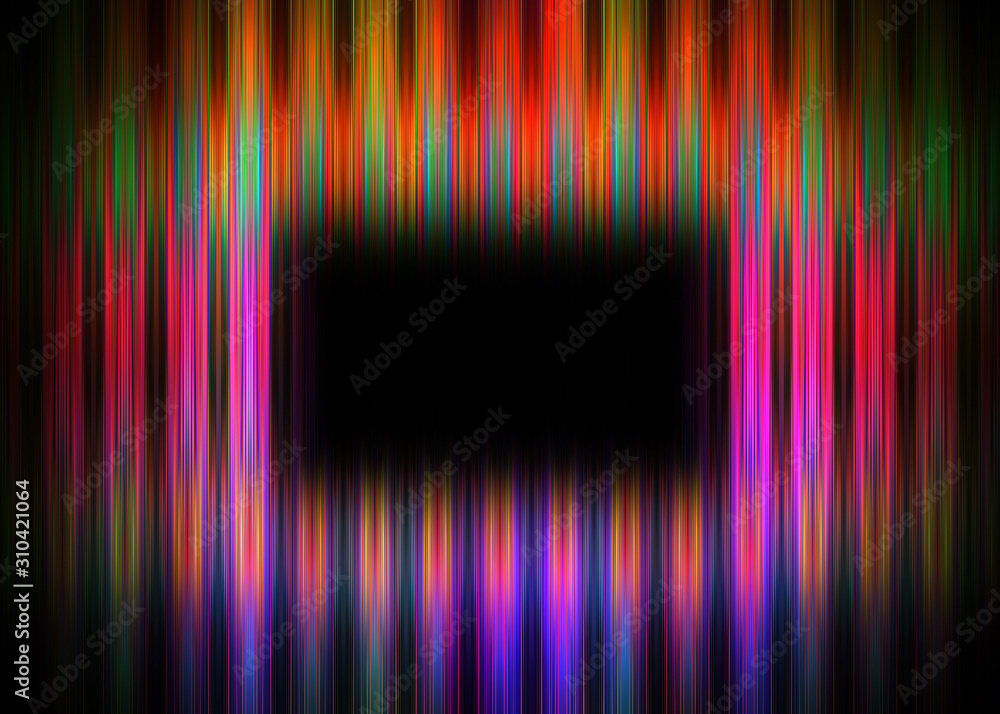 Colourful blurred frame background