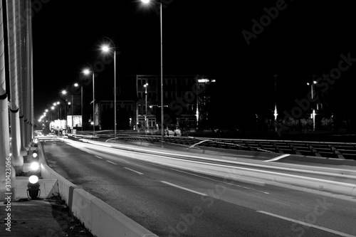 Long exposure on street of Podgorica
