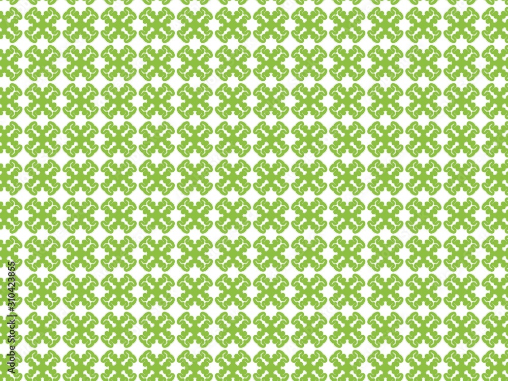 Colorful green background pattern with symmetric texture Colorful green background pattern with symmetric texture