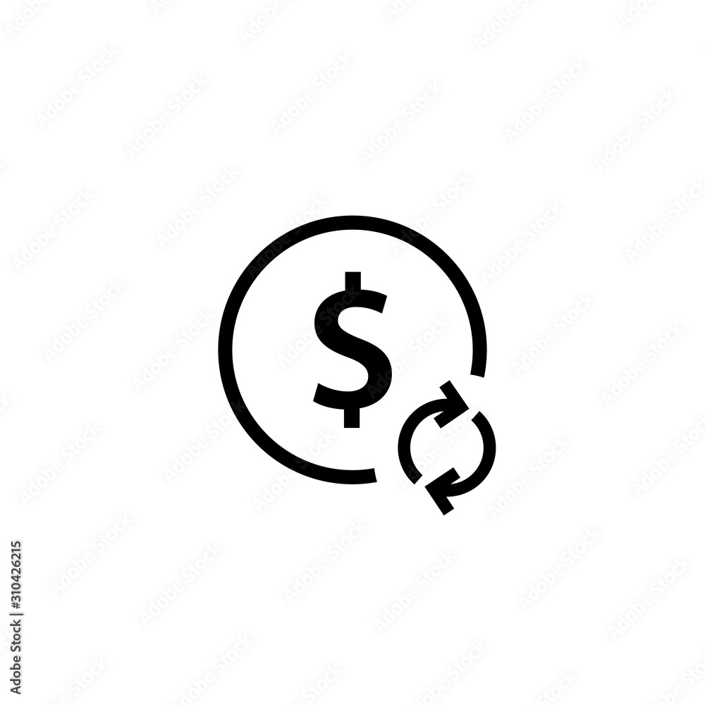Change price black icon. Clipart image isolated on white background Change price black icon. Clipart image isolated on white background