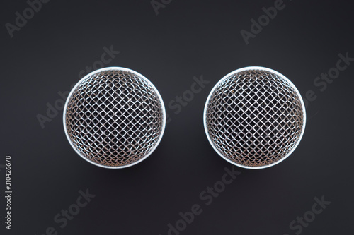 Two karaoke microphone © Oleg Golovnev