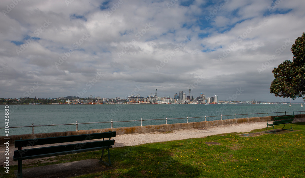 Devonport. Auckland New Zealand Skyline