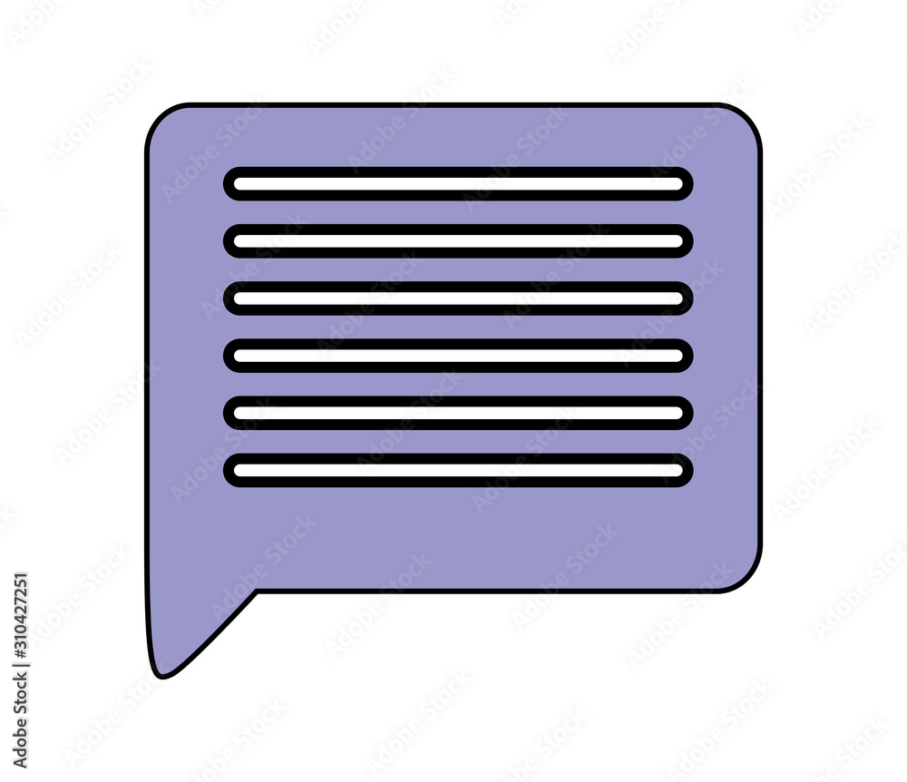 Isolated communication bubble icon vector design Isolated communication bubble icon vector design