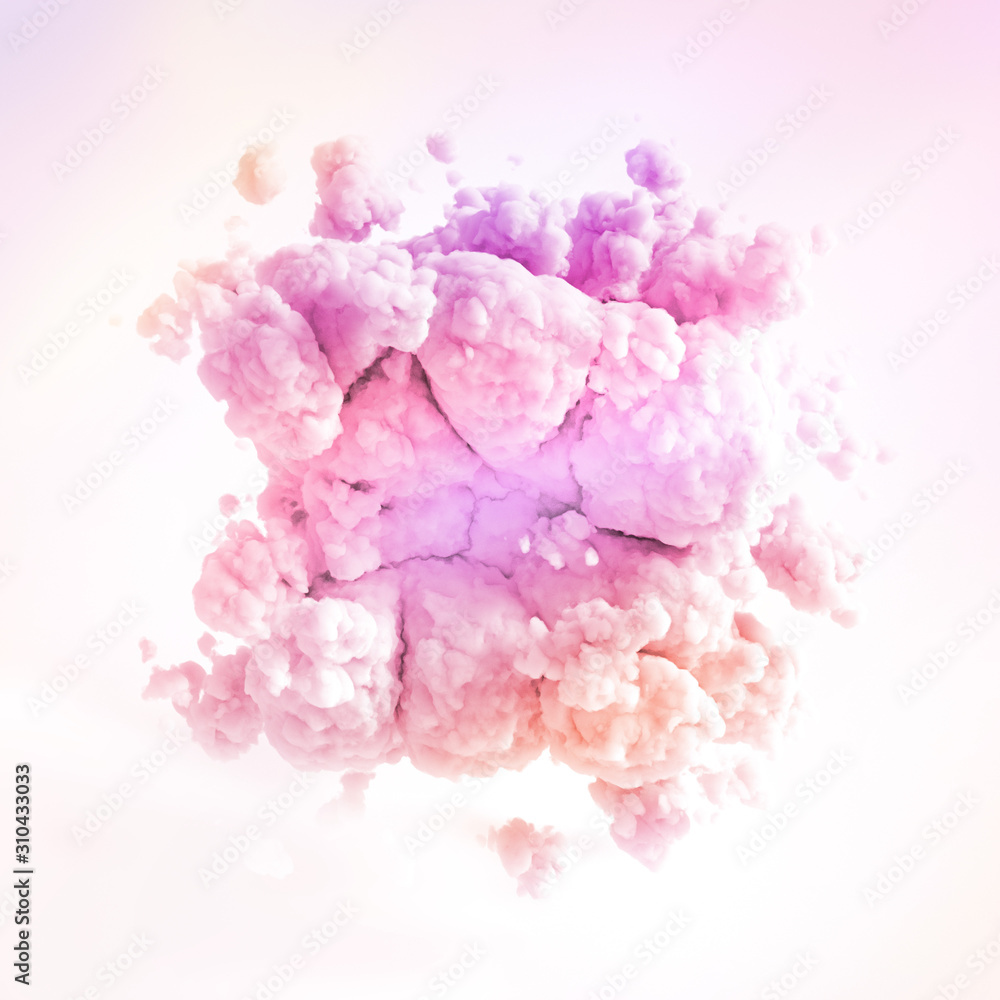 Cloud isolated, steam, smoke. 3d illustration, 3d rendering. Cloud isolated, steam, smoke. 3d illustration, 3d rendering.