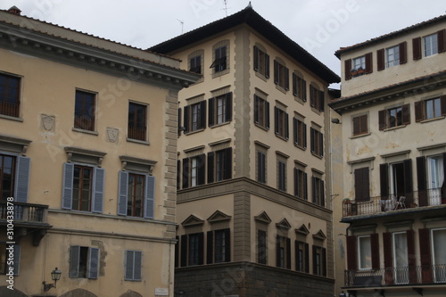 Architectonic heritage in the old town of Florence