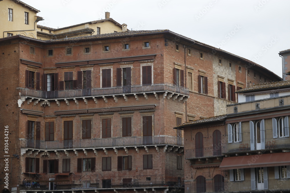 Classic architecture in Sienna, Italy