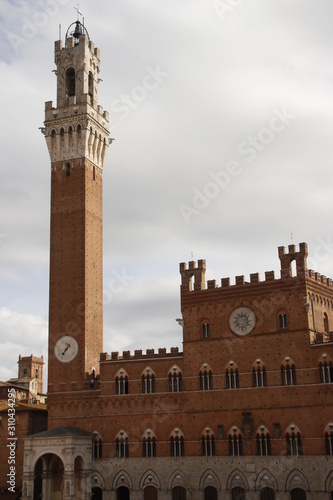 Classic architecture in Sienna, Italy