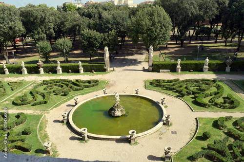 fountain in park