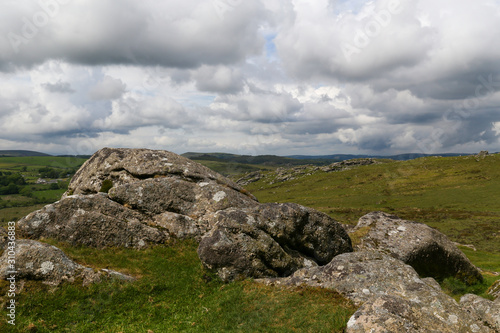 View from Haytor Rocks at Dartmoor National Park in Devon © rachel