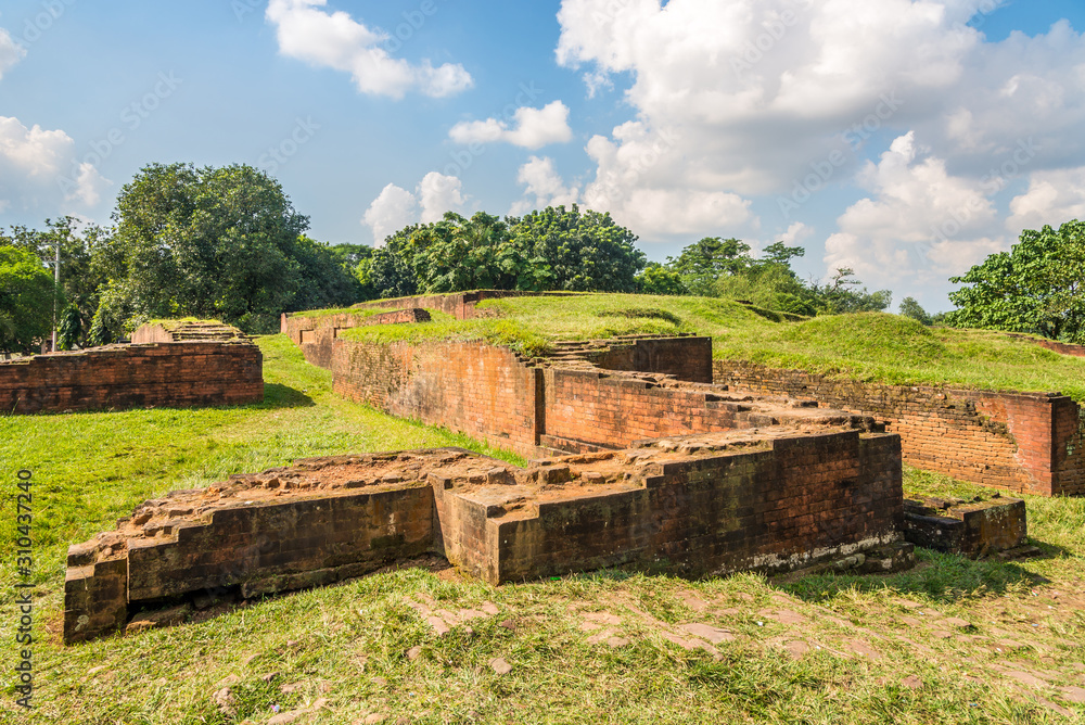 View at the Ancient ruins of Govinda Bhita in Bangladesh