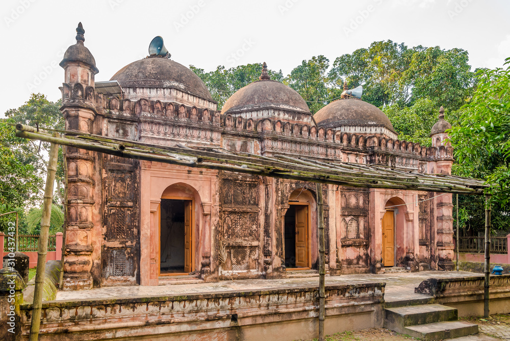 View at the Kismat Maria Mosque near Baharampur village in Bangladesh